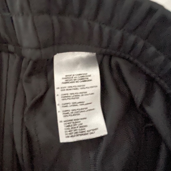 Adidas Joggers Gray Black Stripes YXS Athletic Athleisure - Picture 5 of 7